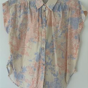 Olivaceous Pastel Button-Down Shirt